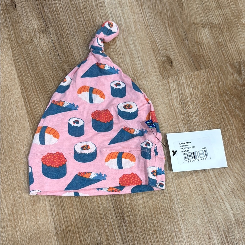 Pink Sushi Print Kids Hat 72|A3